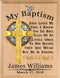 Personalized Baptism Gift Plaque - Custom Wood Keepsake
