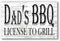 Personalized BBQ Sign Barbecue Grilling Sign Gift For Dad