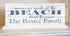 Beach Home Sign - Personalized with Family Name Coastal Decor