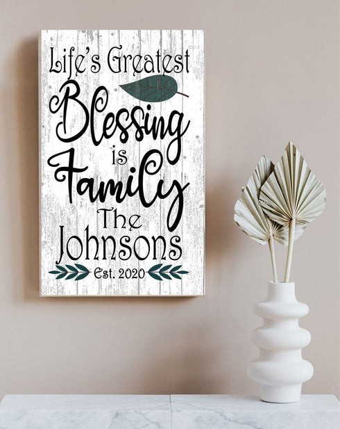 Personalized Family Name Decor CUSTOM Housewarming Wall Art Sign