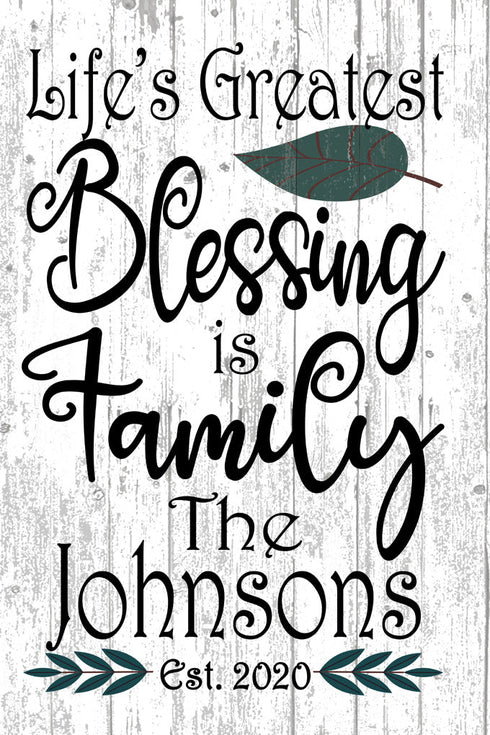 Personalized Family Name Decor CUSTOM Housewarming Wall Art Sign