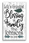 Personalized Family Name Decor CUSTOM Housewarming Wall Art Sign