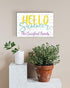 Family Name Sign - Personalized Summer Decor Gift Farmhouse Wall Art