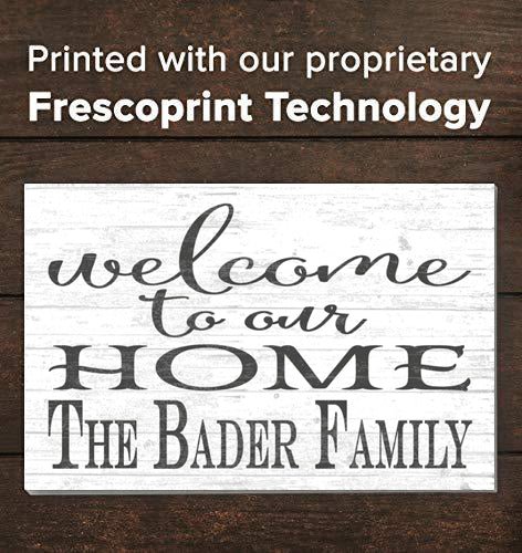 Personalized Family Welcome Sign New Home or Wedding Gift