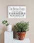 Farmer's Market Sign - Personalized Farmhouse Kitchen or Pantry Decor