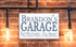 Personalized Garage Sign - Custom Man Cave Wooden Decoration with Name