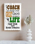 Personalized Gymnastics Coach Gift Plaque - Custom Wood Award for Great Coaches