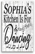 Personalized Kitchen Signs With Custom Name