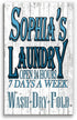 Personalized Laundry Room Signs - Wash Dry Fold - Choose Your Design