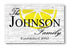 Personalized Lemon Family Name Sign - Custom Farmhouse Decor Gift