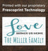 Love Brings Us Home Sign - Personalized Custom Family Name