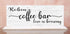 Love Is Brewing Coffee Bar Sign - Personalized Custom Name Coffee Lover Gift