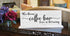 Love Is Brewing Coffee Bar Sign - Personalized Custom Name Coffee Lover Gift