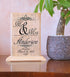 Mr and Mrs Wedding Gift Sign - Personalized Family Name and Established Date