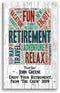 Personalized Retirement Gift Plaque