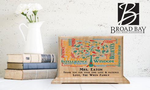Personalized Teacher Gift Desk Plaque For A Great Teacher