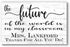 Personalized Teacher Gift Sign - The Future of the World Is in My Classroom