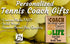 Custom Tennis Coach Gift – Personalized Wood Plaque with Name & Year – “Great Coaches Change Lives” – Solid Wood – USA Made – 11x8.5
