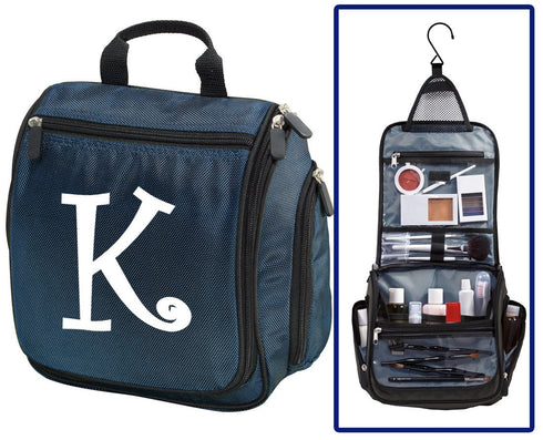 Personalized Toiletry Bag or Monogrammed Shaving Kit for Men NAVY BLUE