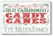 Personalized Vintage Candy Cane Christmas Sign - Custom Family Name Holiday Decoration