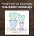 Cactus Couples Sign - Personalized Wedding or Anniversary Gift with Names and Dates