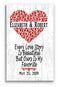 Personalized Wedding Gift or Anniversary Gift Sign - Every Love Story is Beautiful