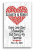 Personalized Wedding Gift or Anniversary Gift Sign - Every Love Story is Beautiful