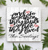 And So Together They Built a Life They Loved Sign - Personalized Wedding or Anniversary Gift