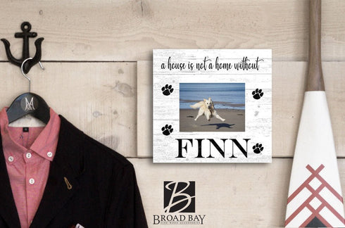 Pet Picture Frame With Printed Uploaded Photo A House Is Not A Home