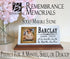 If Love Could Have Saved You Pet Memorial Plaque With Photo - Solid Marble 4x8in