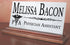 Physician Assistant Desk Nameplate - Personalized Solid Marble PA Name Plate Gift