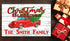 Red Truck Christmas Family Sign with Red Truck and Christmas Tree