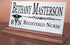 Registered Nurse Desk Nameplate - Personalized Solid Marble RN Name Plate Gift