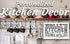 Seasoned With Love Kitchen Sign with Custom Name - Solid Wood - 16.5 x 10.5in