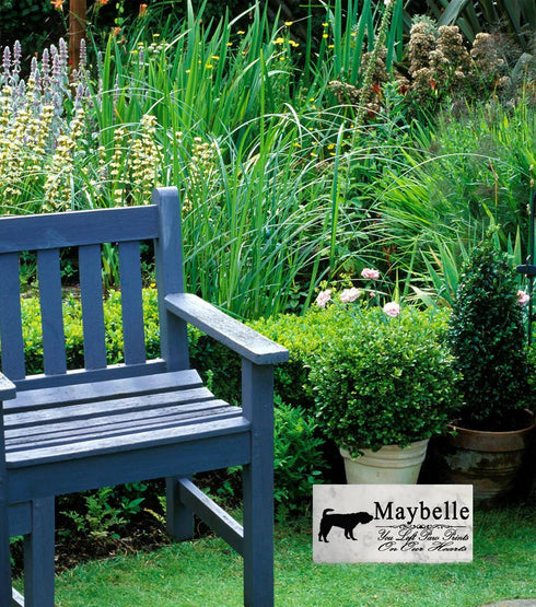 Shar Pei Memorial Stone PERSONALIZED Dog Garden Plaque Rock Grave Marker Outdoor or Indoor