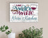 Save Water Drink Wine Sign - Personalized Custom Name Wine Bar or Kitchen Decor