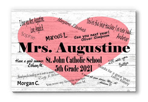 Signable Gift Sign For Wedding, Baby Shower, Anniversary Party, Birthday Party, Teacher
