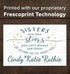Sister Gift Sign Sisters are Like Stars Personalized