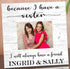 Sister Wood Photo Plaque - Because I Have a Sister I Will Always Have a Friend - Personalized with Printed Picture