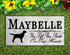 Springer Spaniel Memorial Stone - Custom Personalized Marble Grave Marker