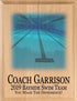 Swim Coach Gift Plaque CUSTOM SIGNABLE For Swimming Team Coaches