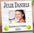 Tennis Recognition Award Plaque Photo Frame for MVP or Senior Season End Gift