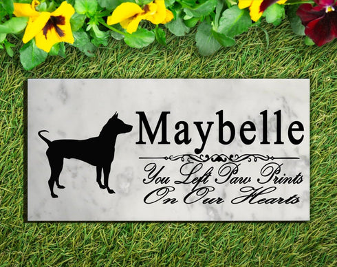 Thai Ridgeback Memorial Stone Personalized Garden Plaque or Grave Marker Outdoor or Indoor