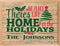 There's No Place Like Home For The Holidays Sign