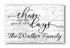Always Time For Coffee Sign - Personalized Custom Name Coffee Bar Decor