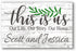 This Is Us Sign - Personalized Farmhouse Style Family Decor