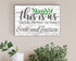 This Is Us Sign - Personalized Farmhouse Style Family Decor