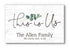 This Is Us Sign with Personalized Family Names