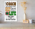 Personalized Track & Field Coach Gift Plaque - Custom Wood Award for Great Coaches