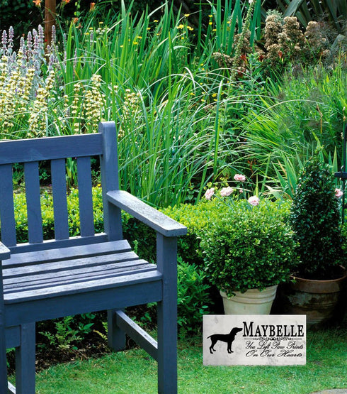 Vizsla Memorial Stone PERSONALIZED Dog Garden Rock Grave Marker Outdoor or Indoor